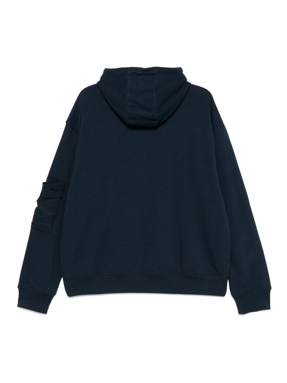 Paul & Shark Patch Pocket Hoodie In Black