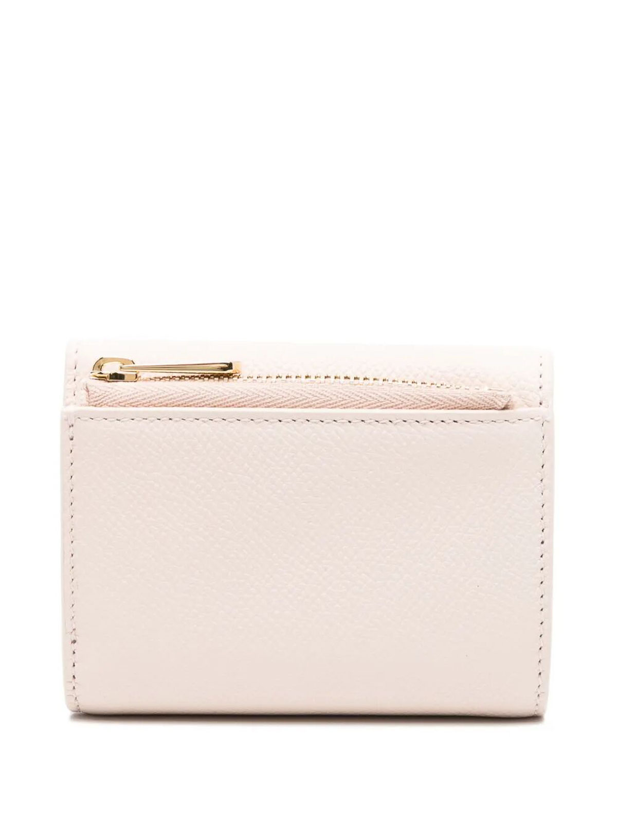 Ferragamo The Gancini Leather Trifold Wallet In Sand