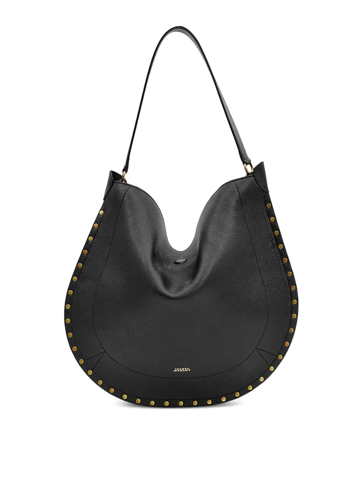 Isabel Marant Oskan Hobo Soft Shoulder Bag In Black