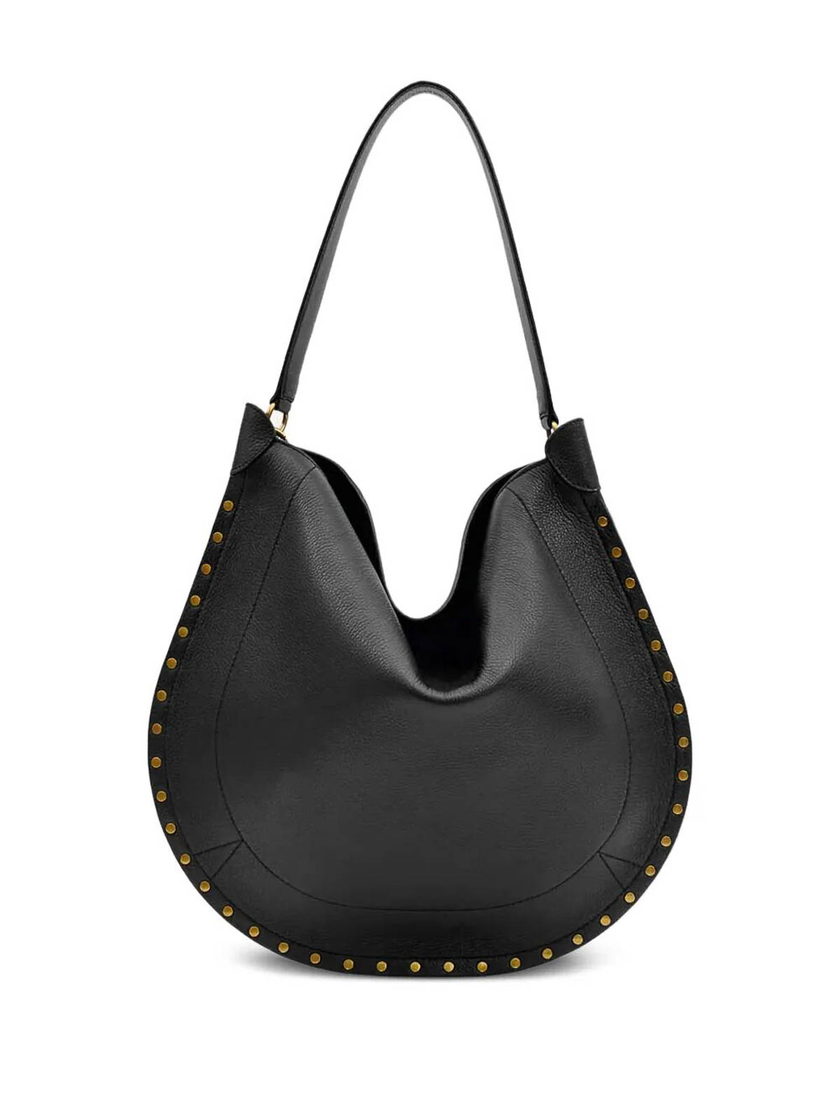 Isabel Marant Oskan Hobo Soft Shoulder Bag In Black
