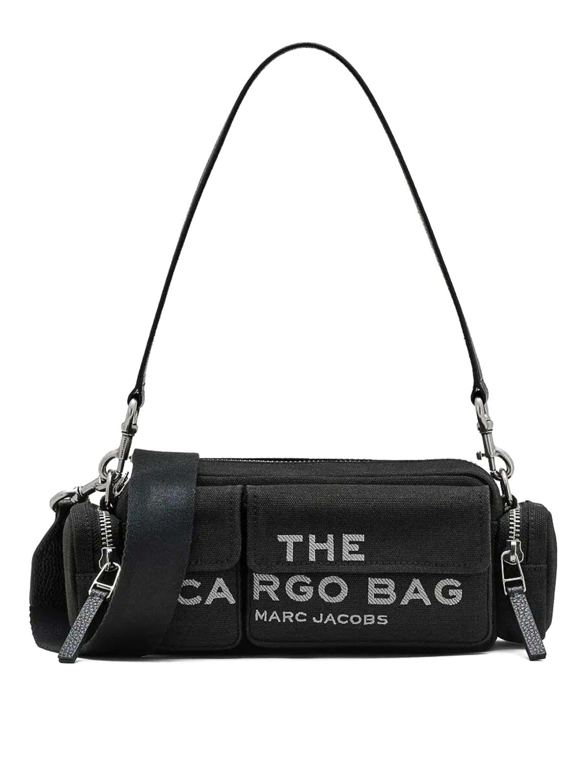 Marc Jacobs The Cargo Canvas Shoulder Bag In Black