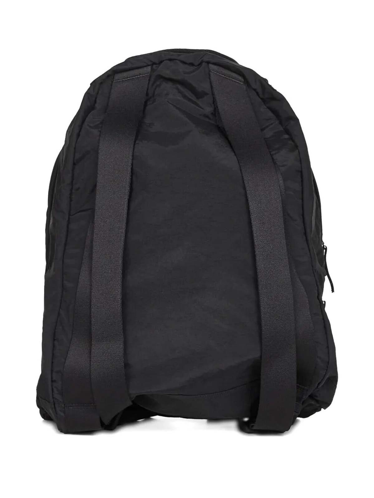 Stone Island Coated Nylon Backpack In Black