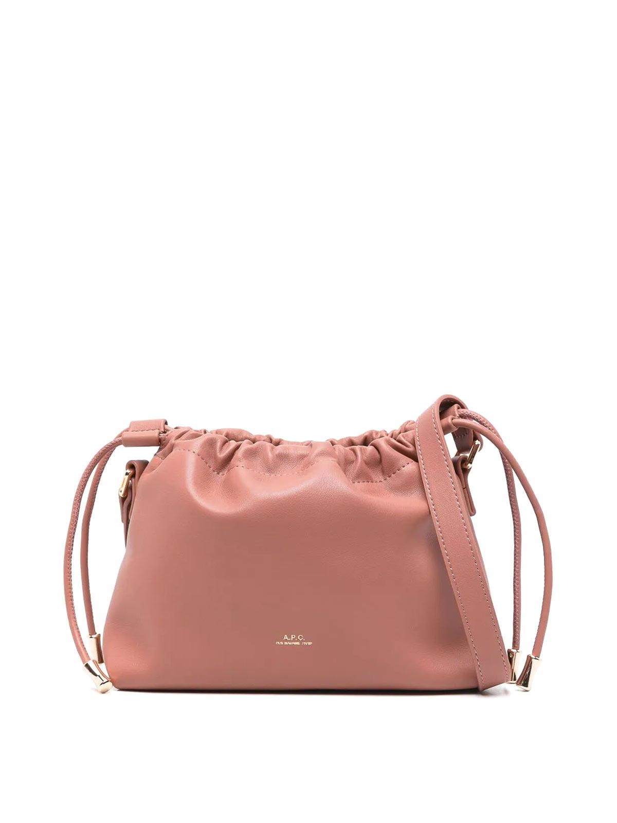 Apc A.p.c. Ninon Mini Drawstring Bags In Pink