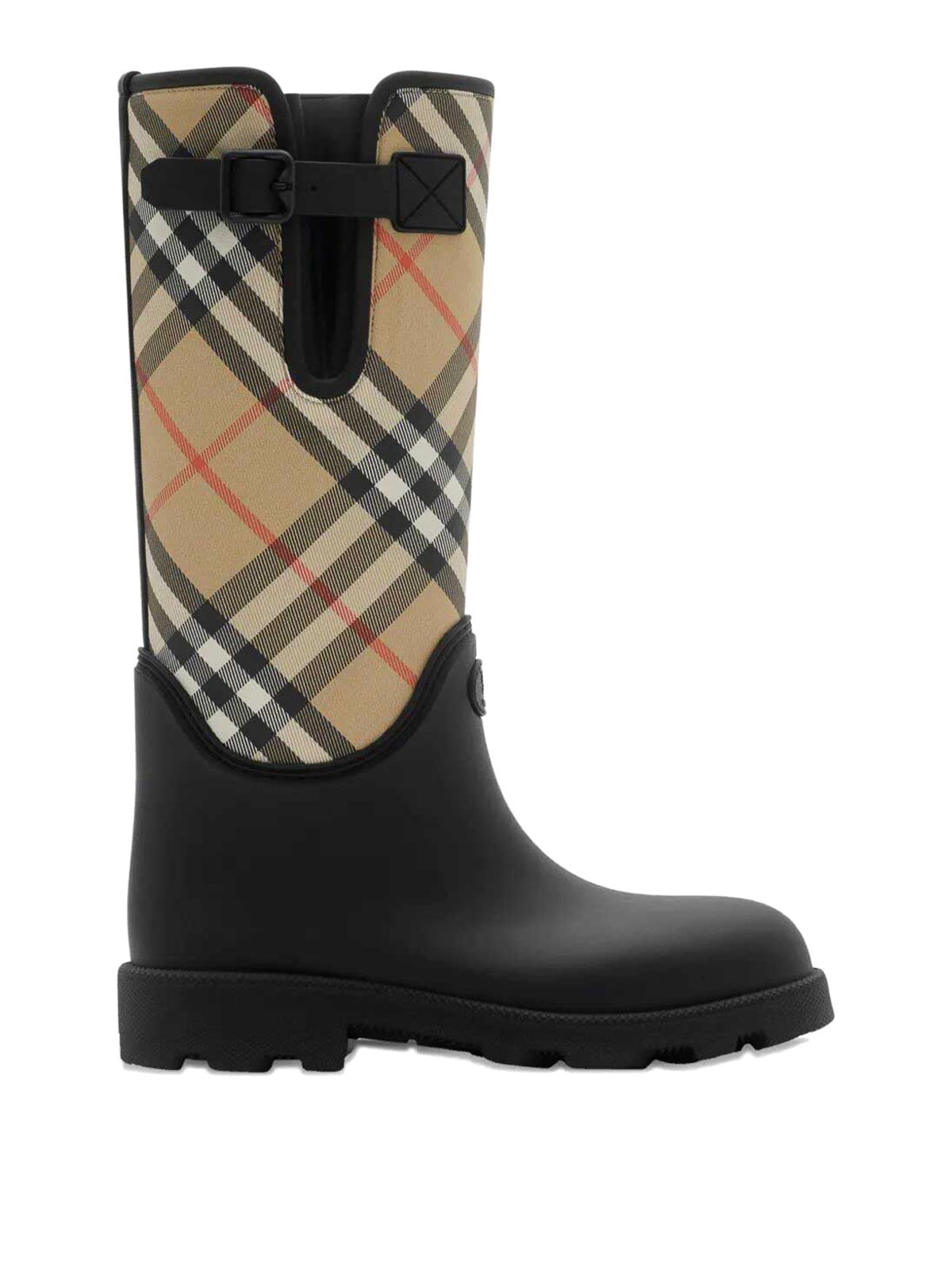 Burberry Giorgio Brato Giubbotto Con Cappuccio In Montone In Black
