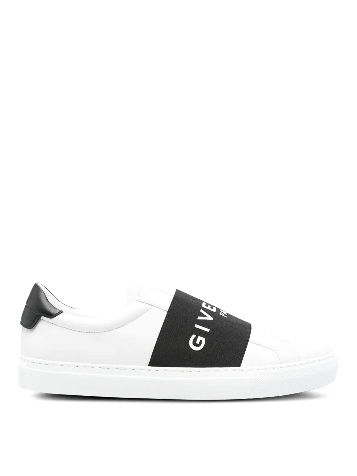 Givenchy Urban Street Sneakers In Leather With Elastic Band In White