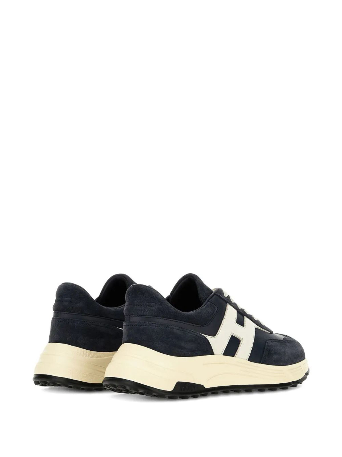 Hogan Hyperlight Suede And Nappa Leather Sneakers In Brown