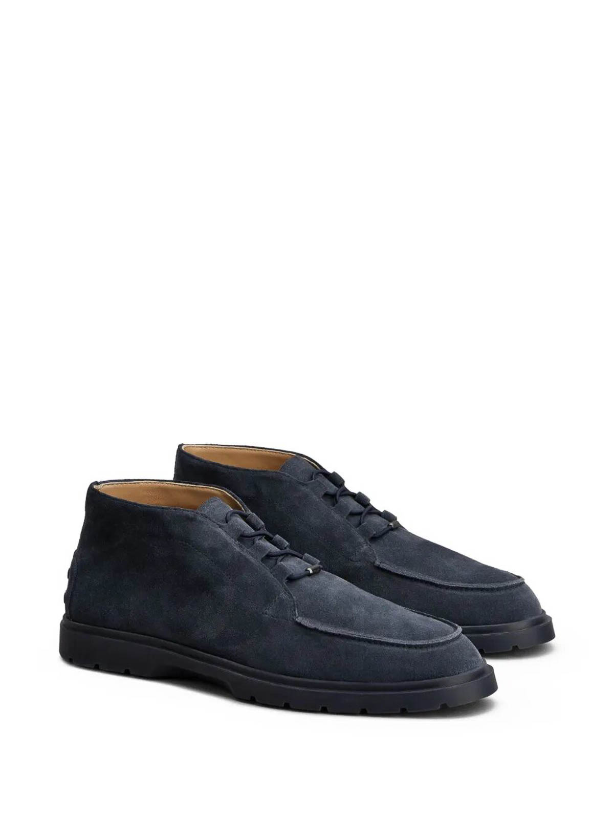 Tod's Suede Ankle Desert Boots In Brown