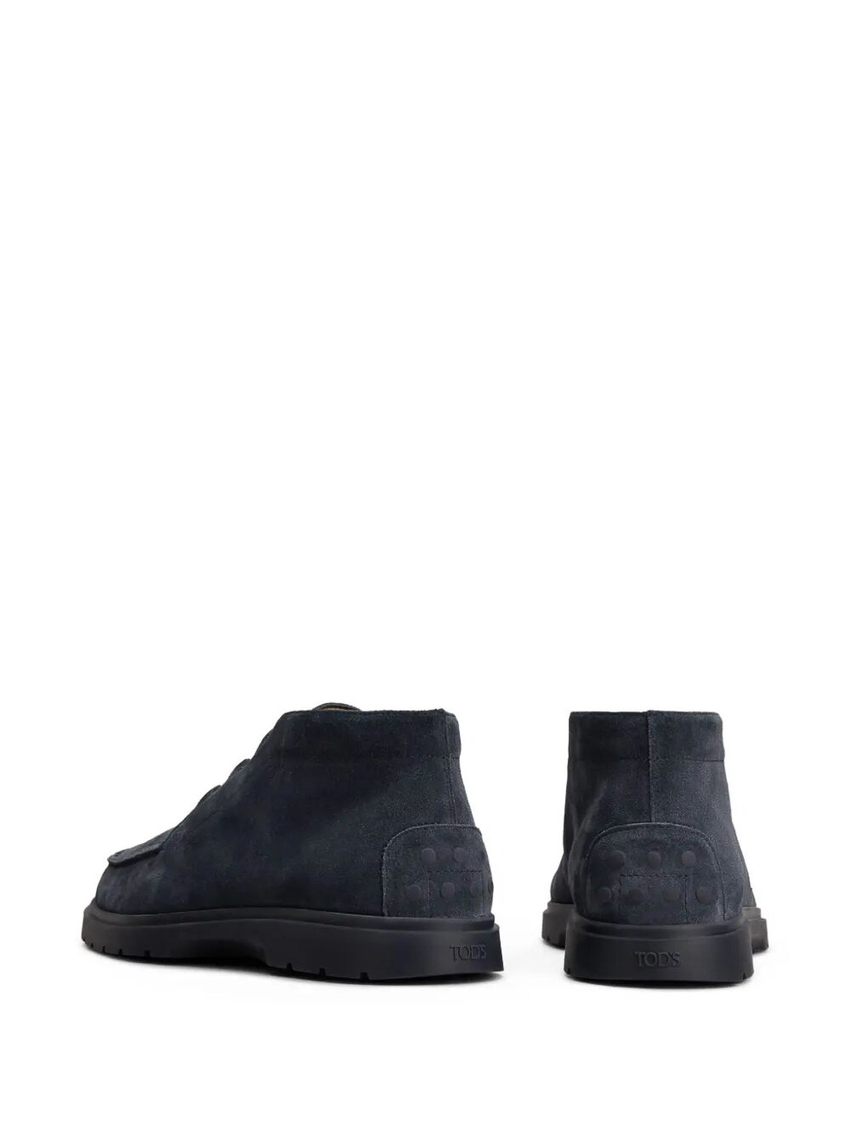 Tod's Suede Ankle Desert Boots In Brown
