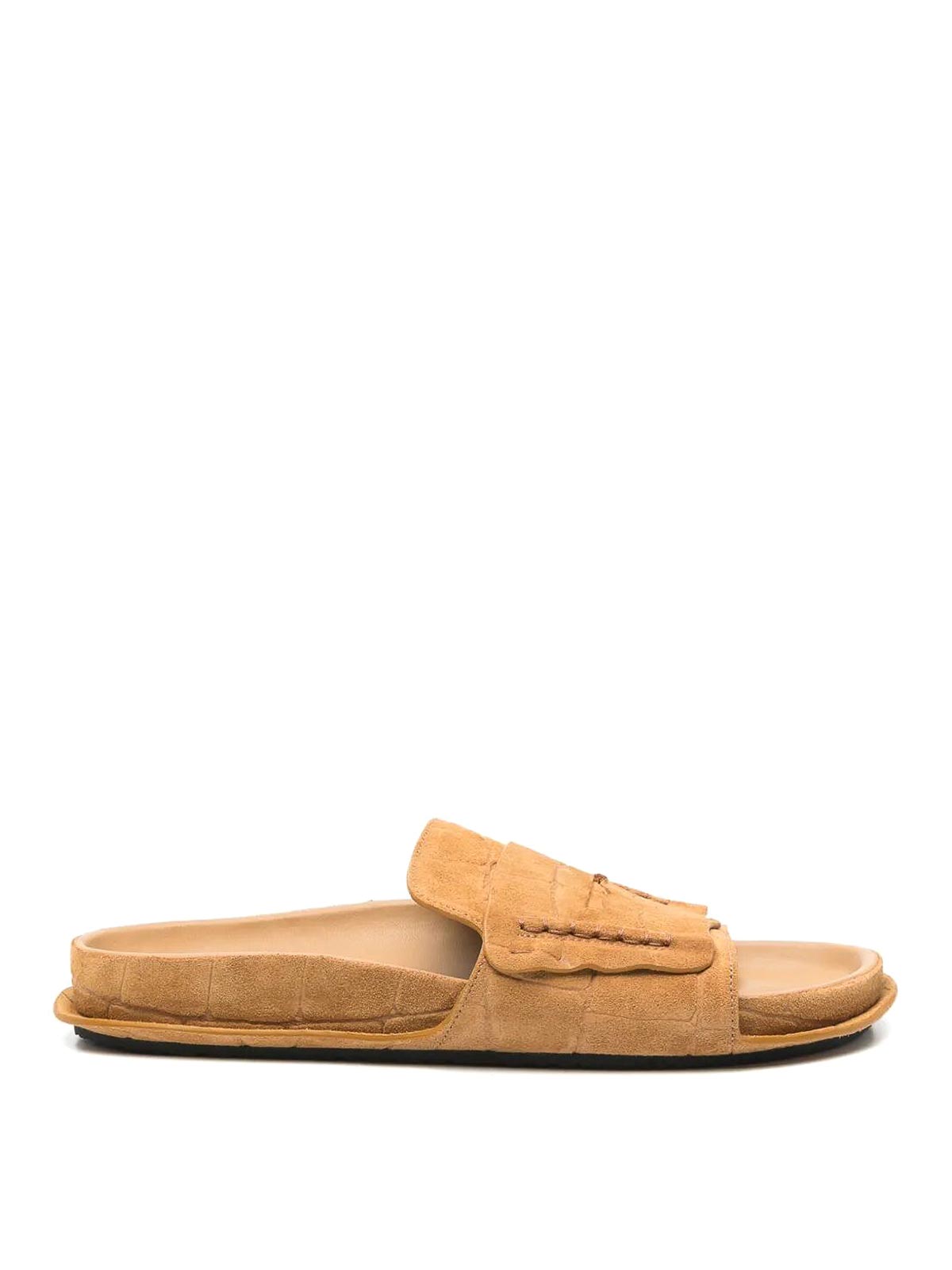 Jacquemus Les Sandales Mocassin In Brown