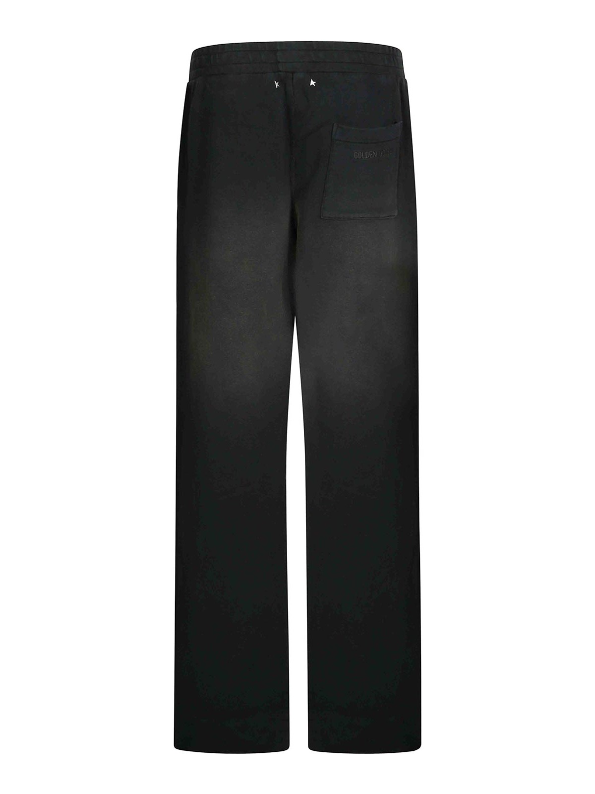 Golden Goose Relaxed Fit Cotton Sweatpants In Black
