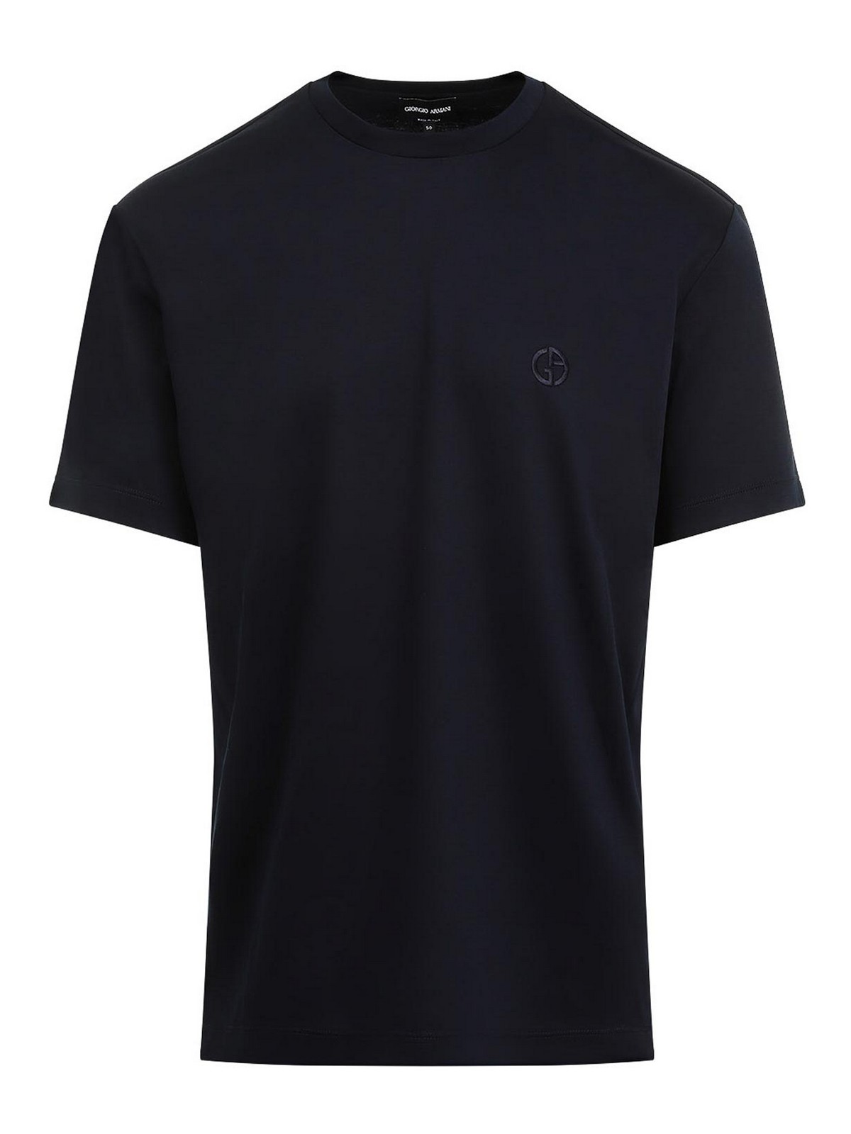 Giorgio Armani Short-sleeved T-shirt In Blue