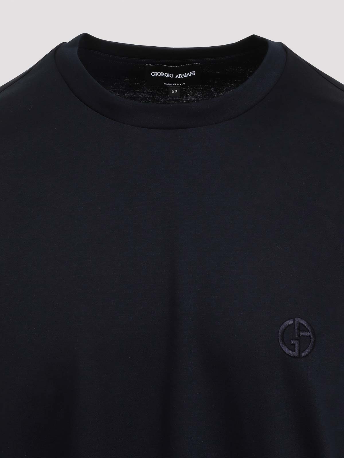 Giorgio Armani Short-sleeved T-shirt In Blue