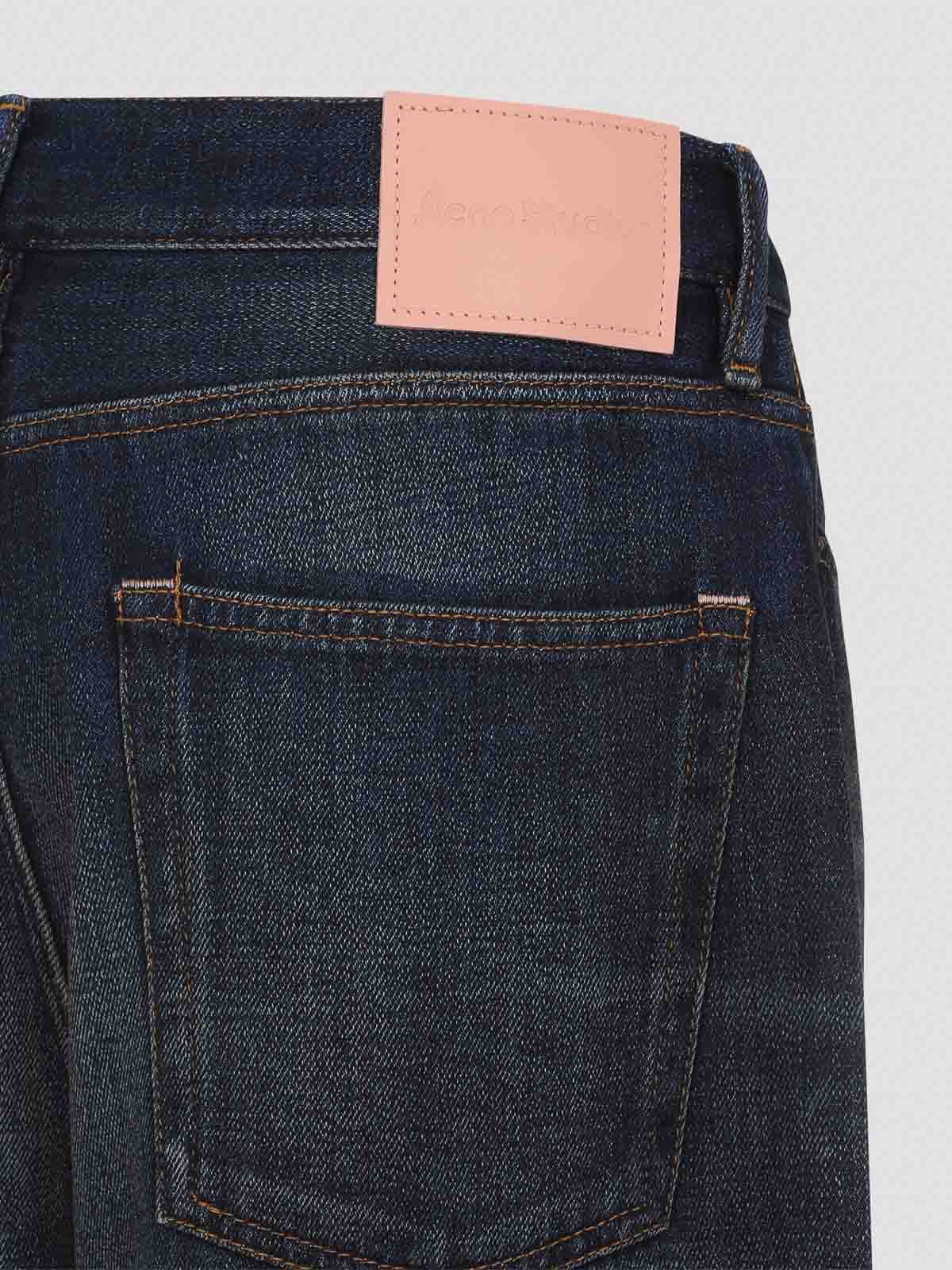 Acne Studios Yoyogi Washed-out Jeans In Blue