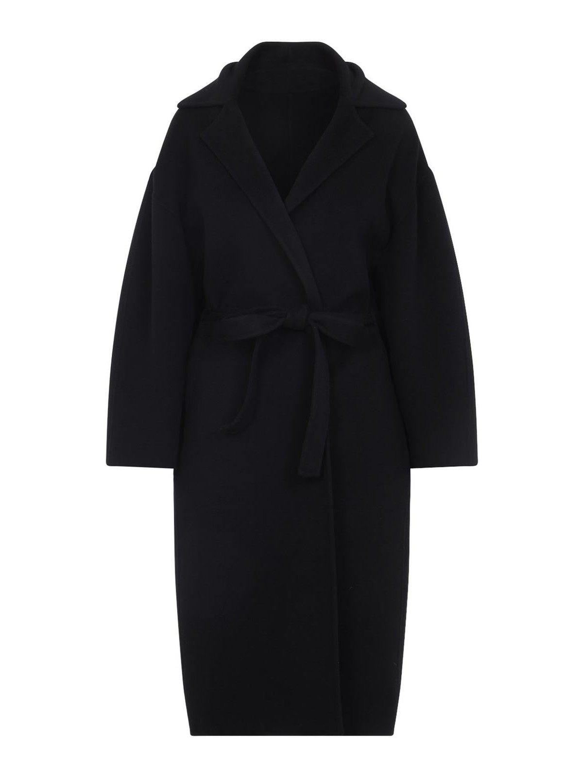 Alberta Ferretti Alberta Ferreti Double Coat In Black