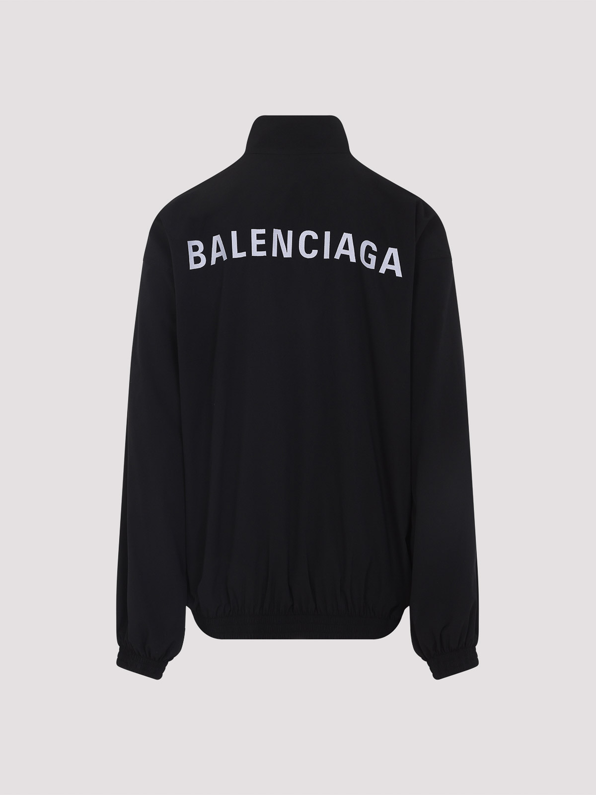 Balenciaga Oversized Windbreaker Jacket In Black