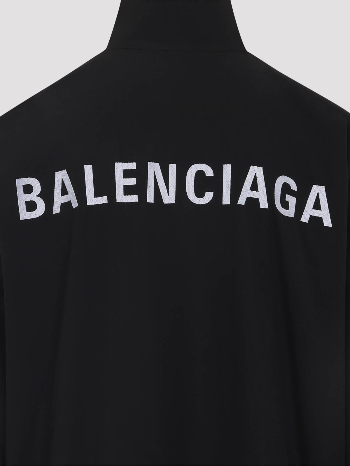 Balenciaga Oversized Windbreaker Jacket In Black