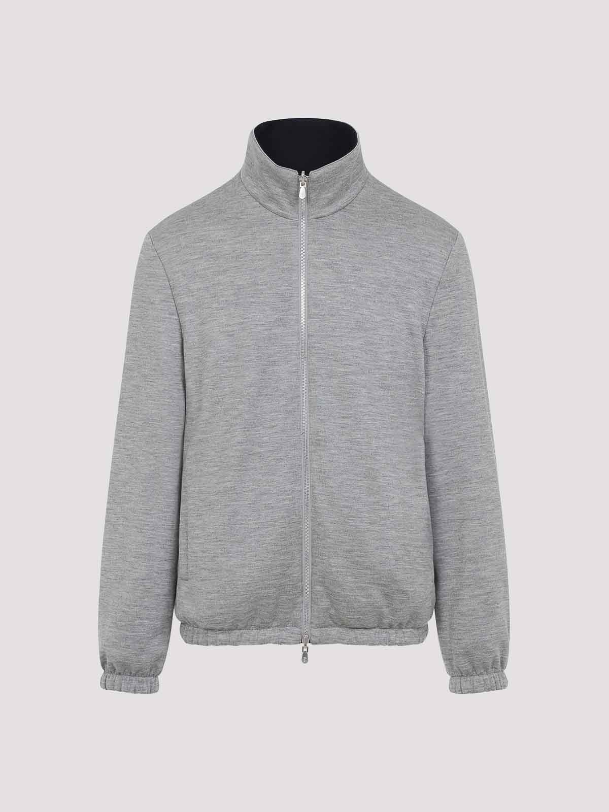 Brunello Cucinelli Water-resistant Long-sleeve Jacket In Blue