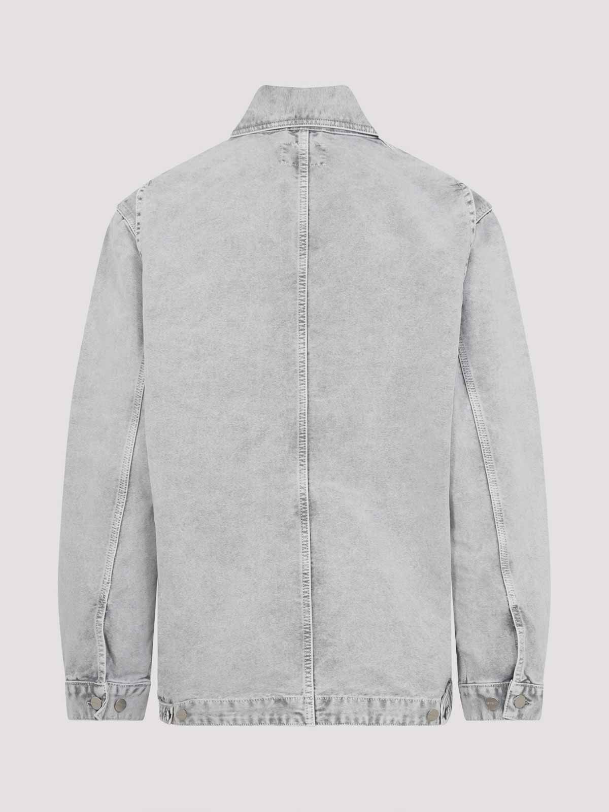 Carhartt Og Arctic Jacket Organic Cotton Dearborn Canvas Jackets Grey In Gray