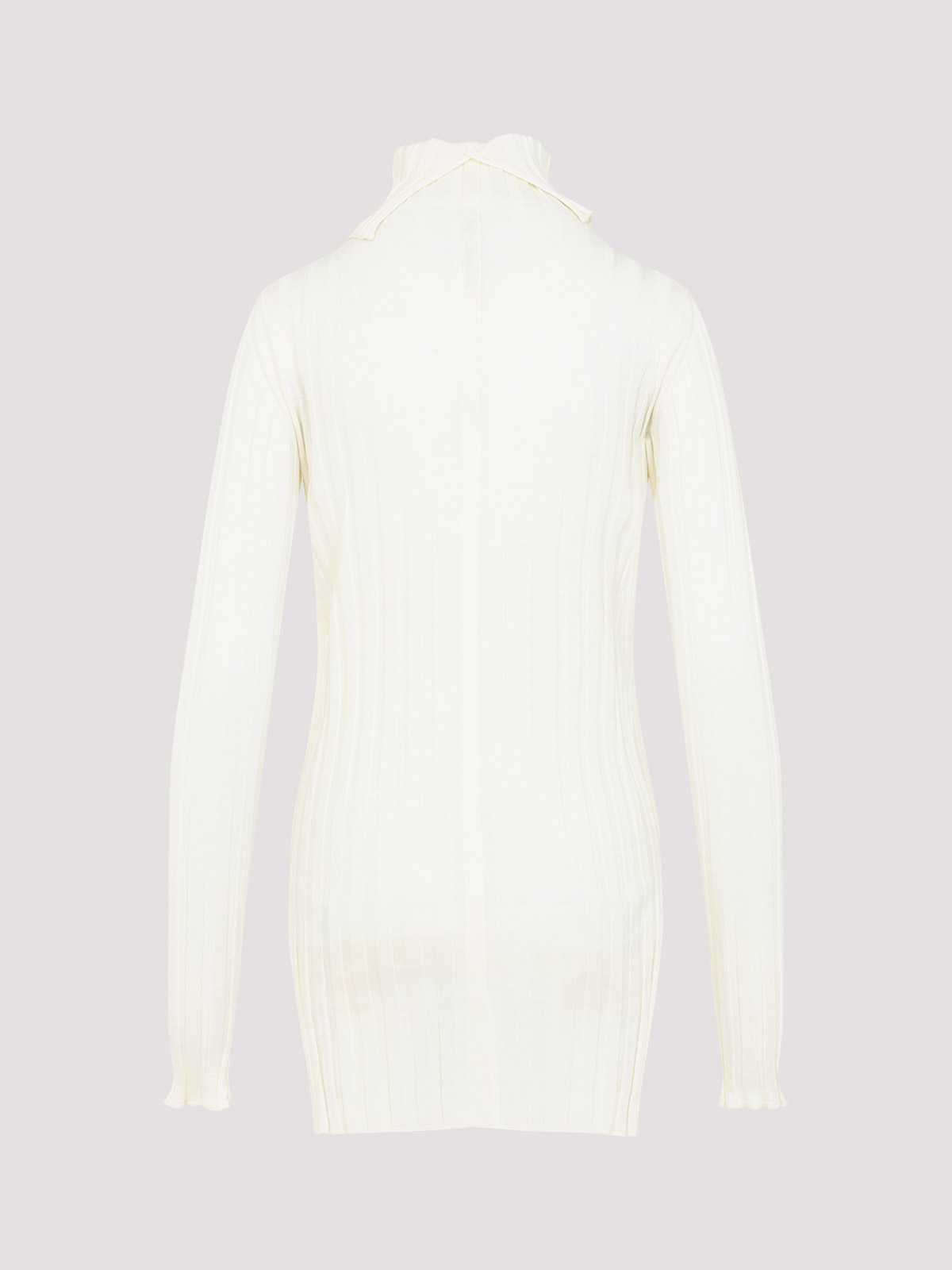Carven Turtle Neck Underpinning Pullover In Neutral