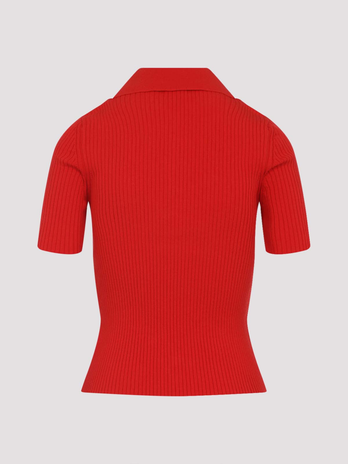 Courrèges Signature Polo In Red