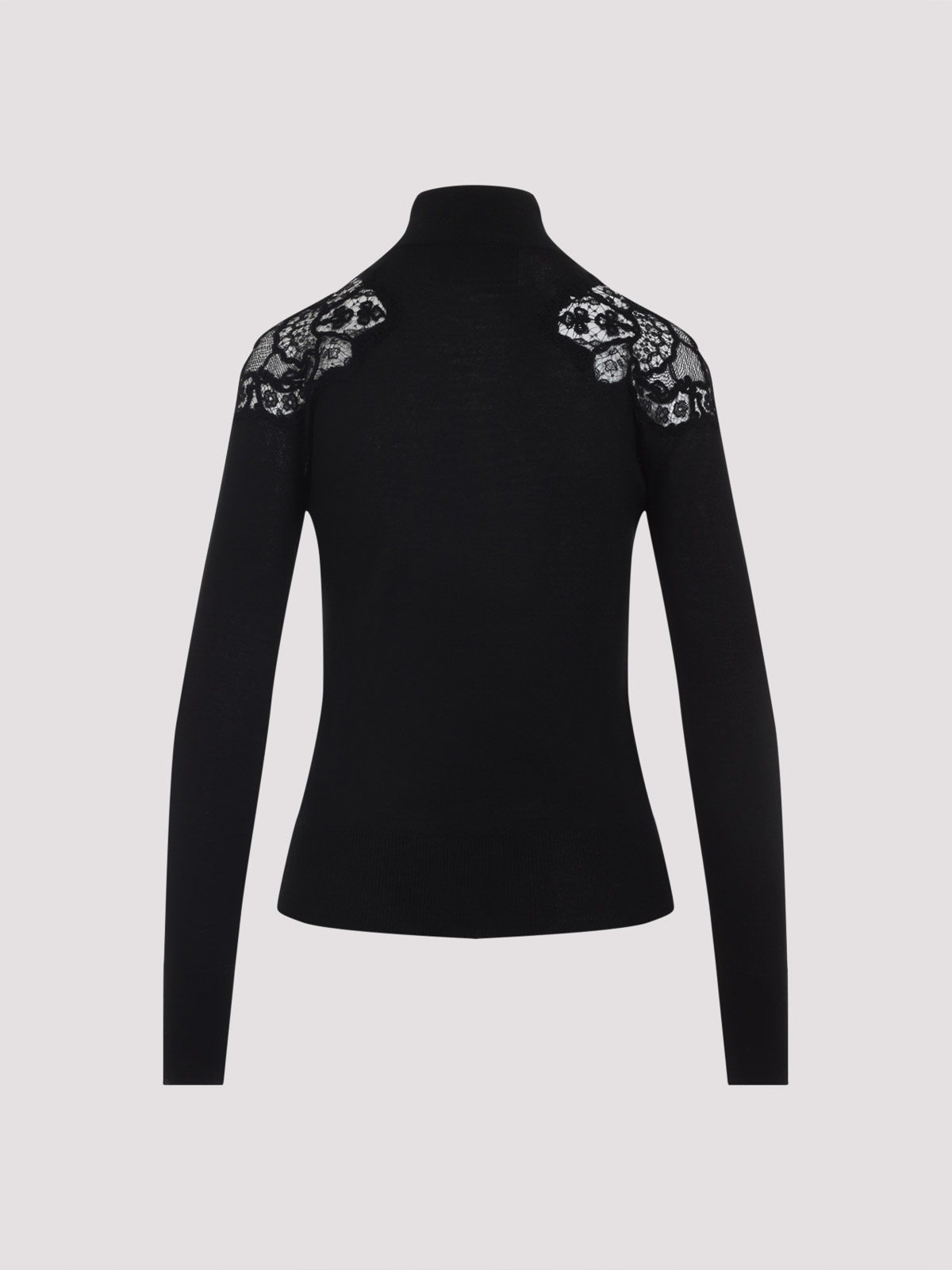 Ermanno Scervino Cashmere Turtle-neck Sweater In Black
