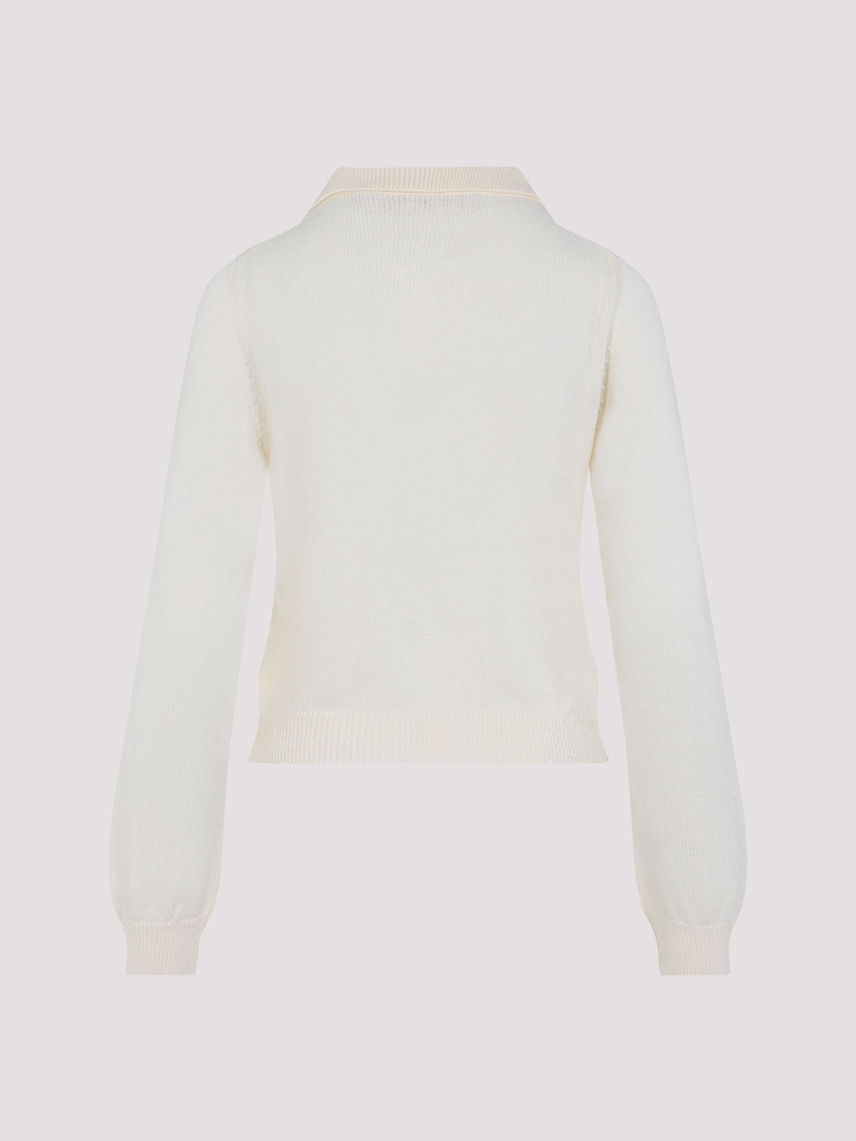 Marni Cream Cotton Cardigan In White