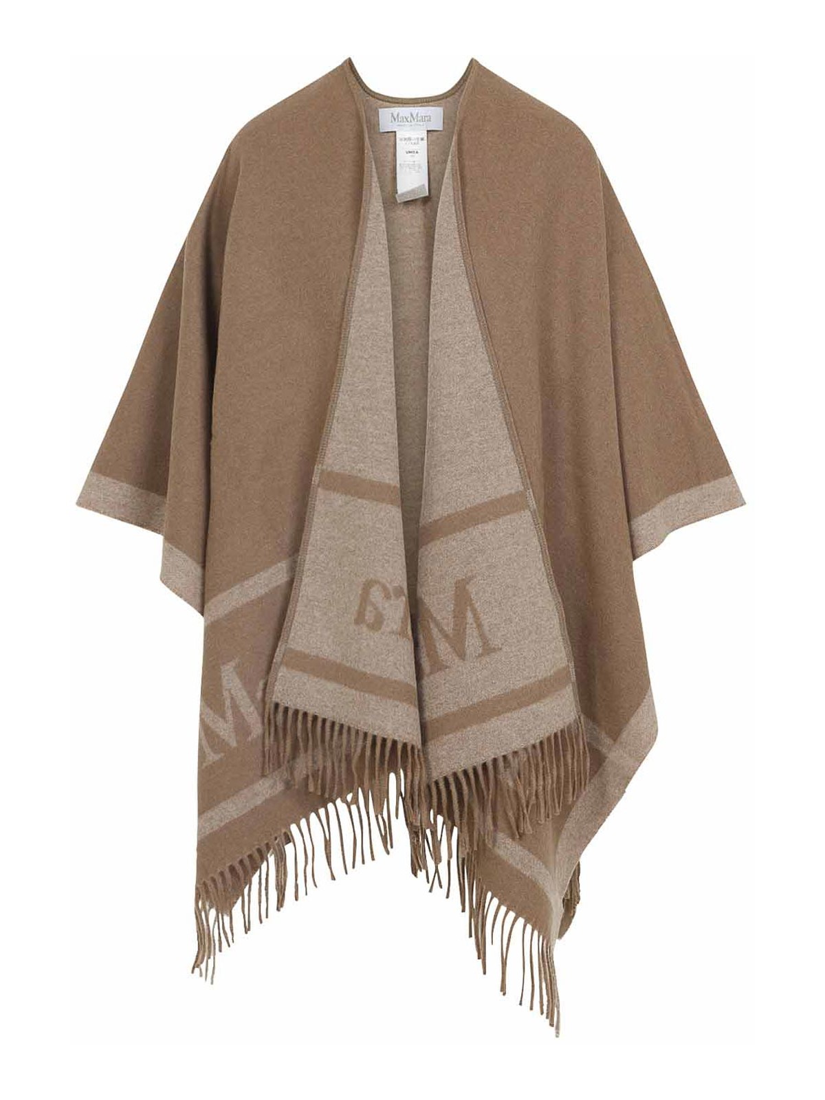 Max Mara Hilde Cape In Brown