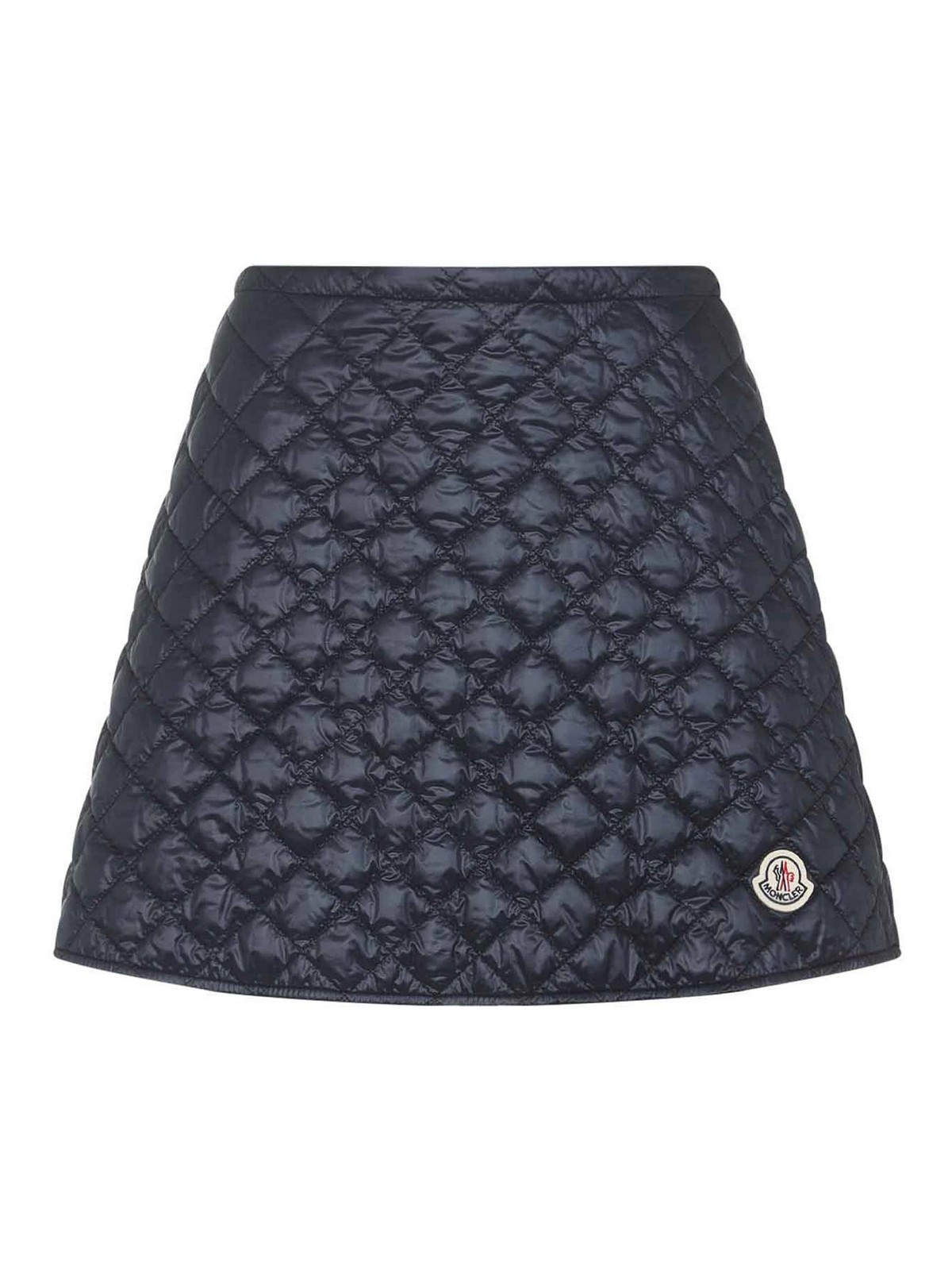 Moncler Polyamide Mini Skirt In Blue
