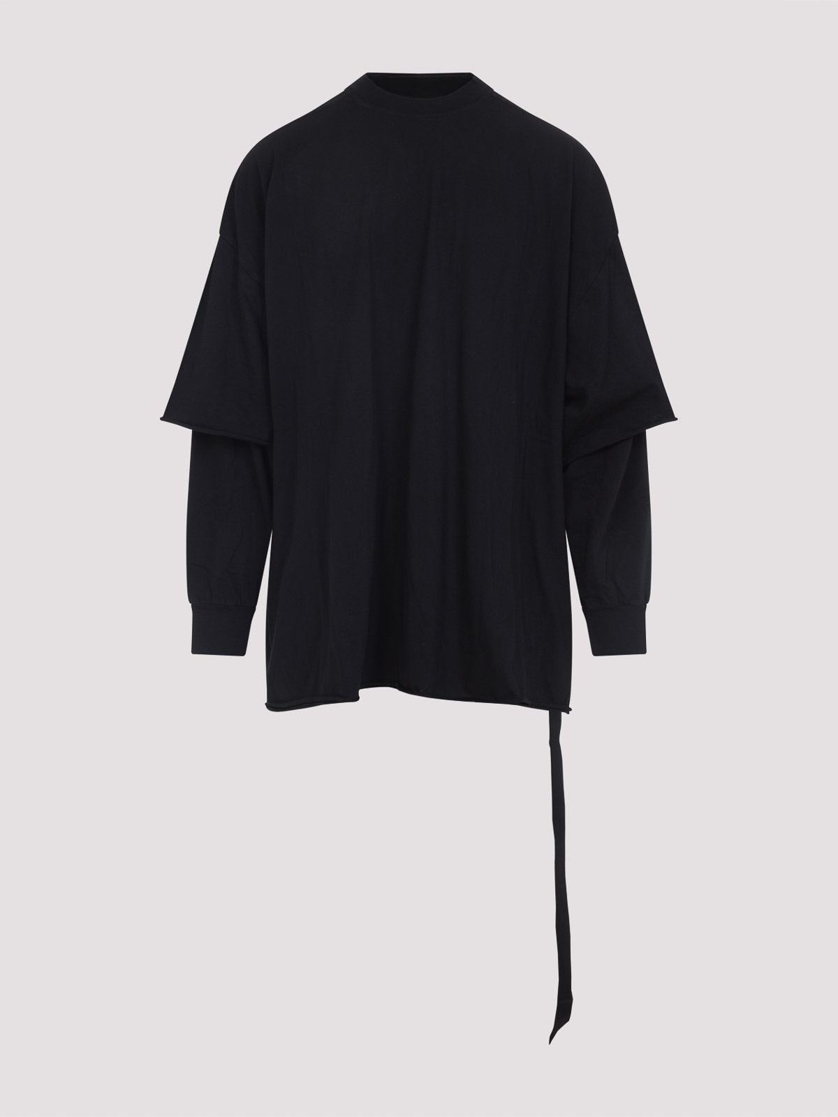 Rick Owens Drkshdw Tommy Hustler Sweatshirt In Black