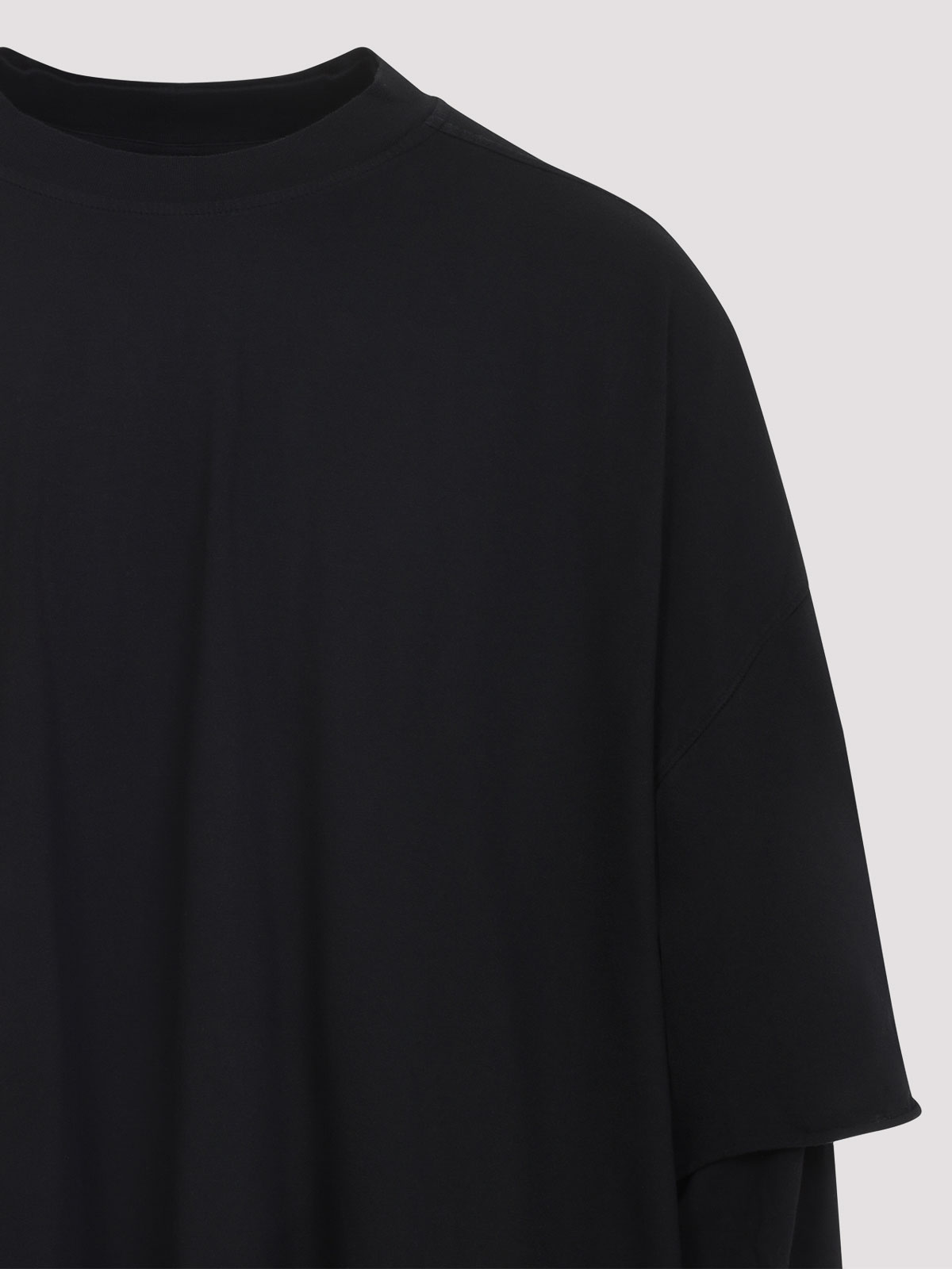 Rick Owens Drkshdw Tommy Hustler Sweatshirt In Black