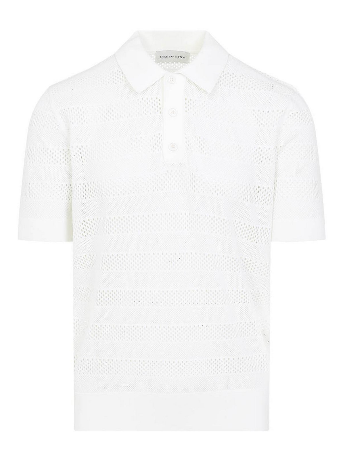 Dries Van Noten Mercy Polo In White