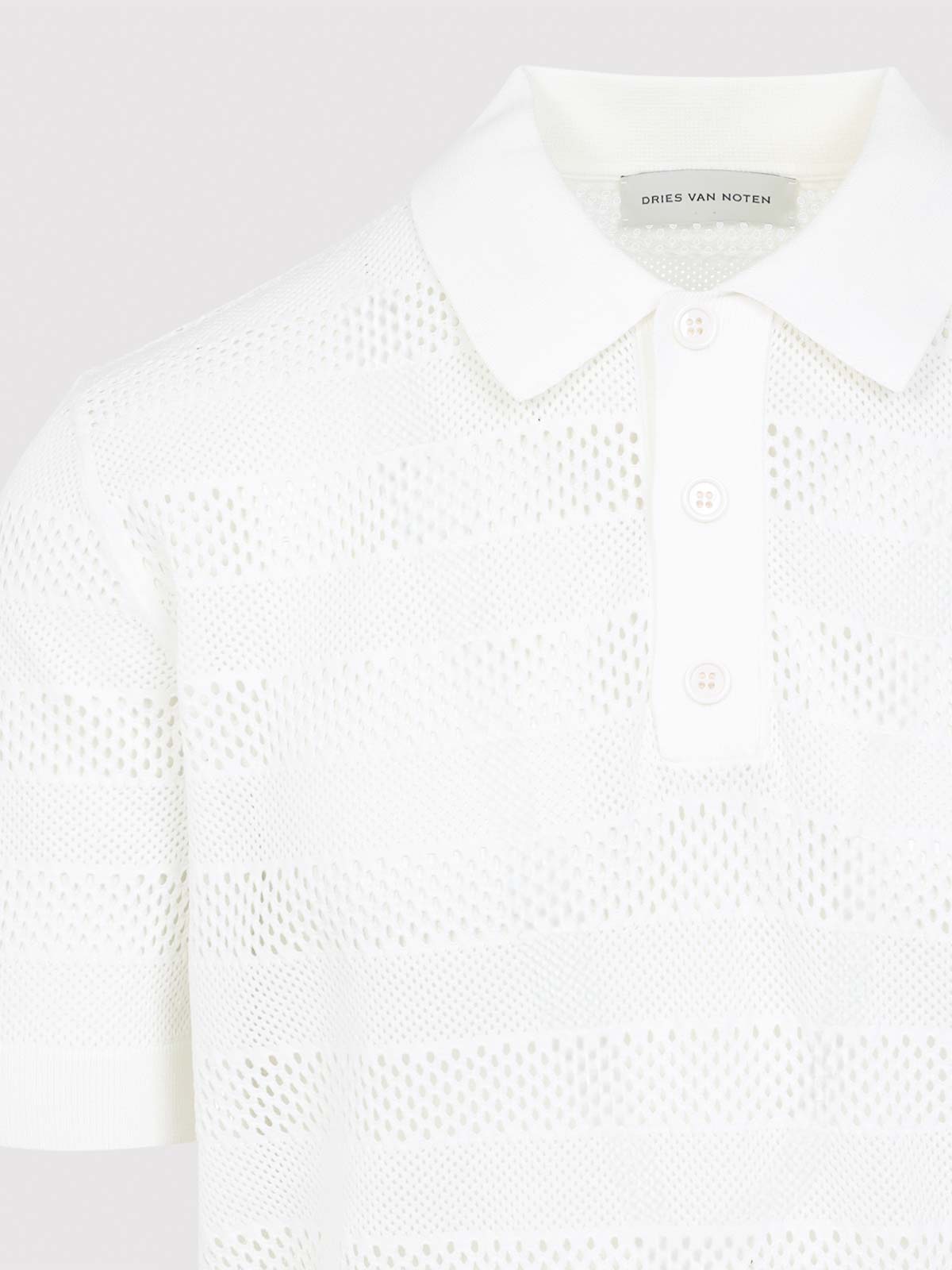 Dries Van Noten Mercy Polo In White