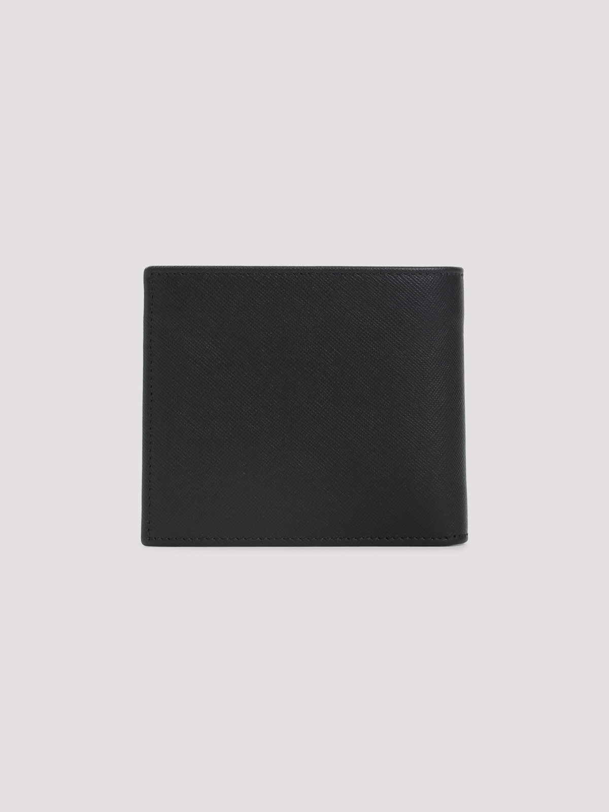 Kiton Leather Bifold Wallet In Black