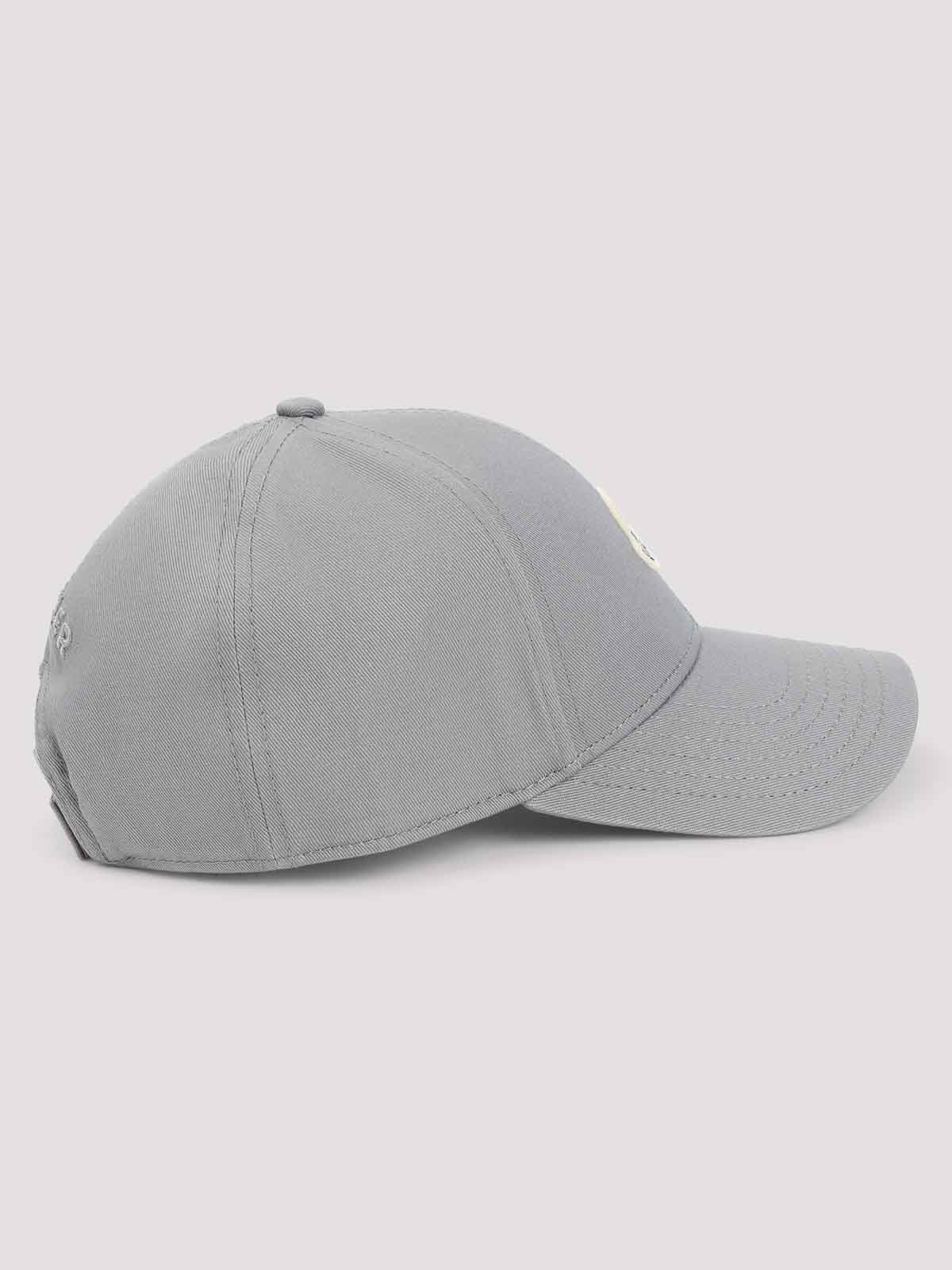 Moncler Classic Six-panel Cap With Logo Patch In White