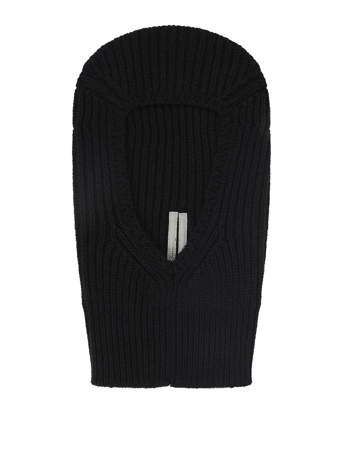 Rick Owens Black Wool Sphinx Skull Hat In Black