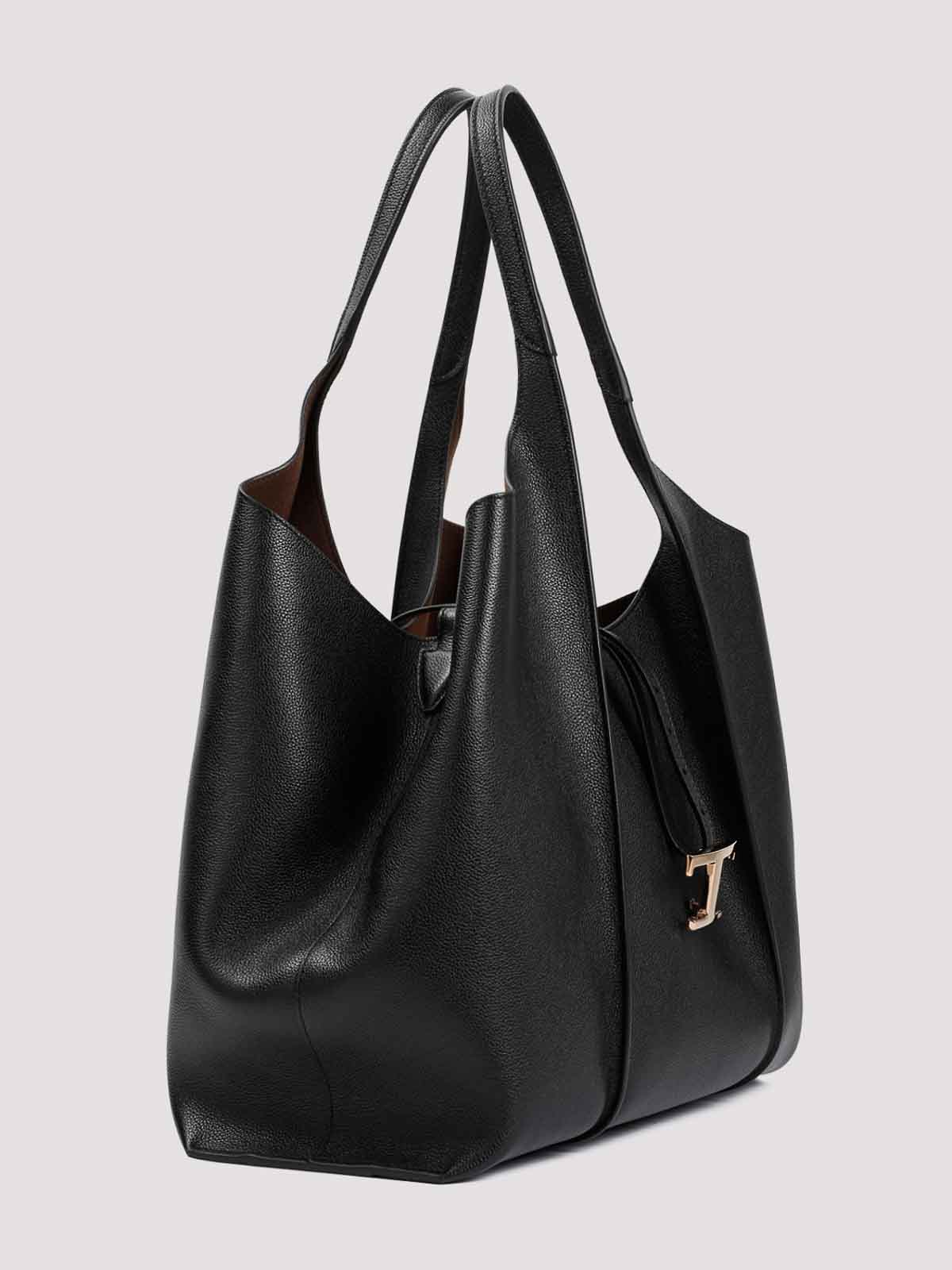 Tod's Tod`s T Timeless Bag In Black