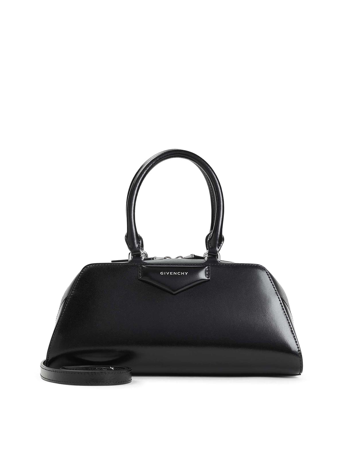 Givenchy Antigona East-west Mini Handbag In Black