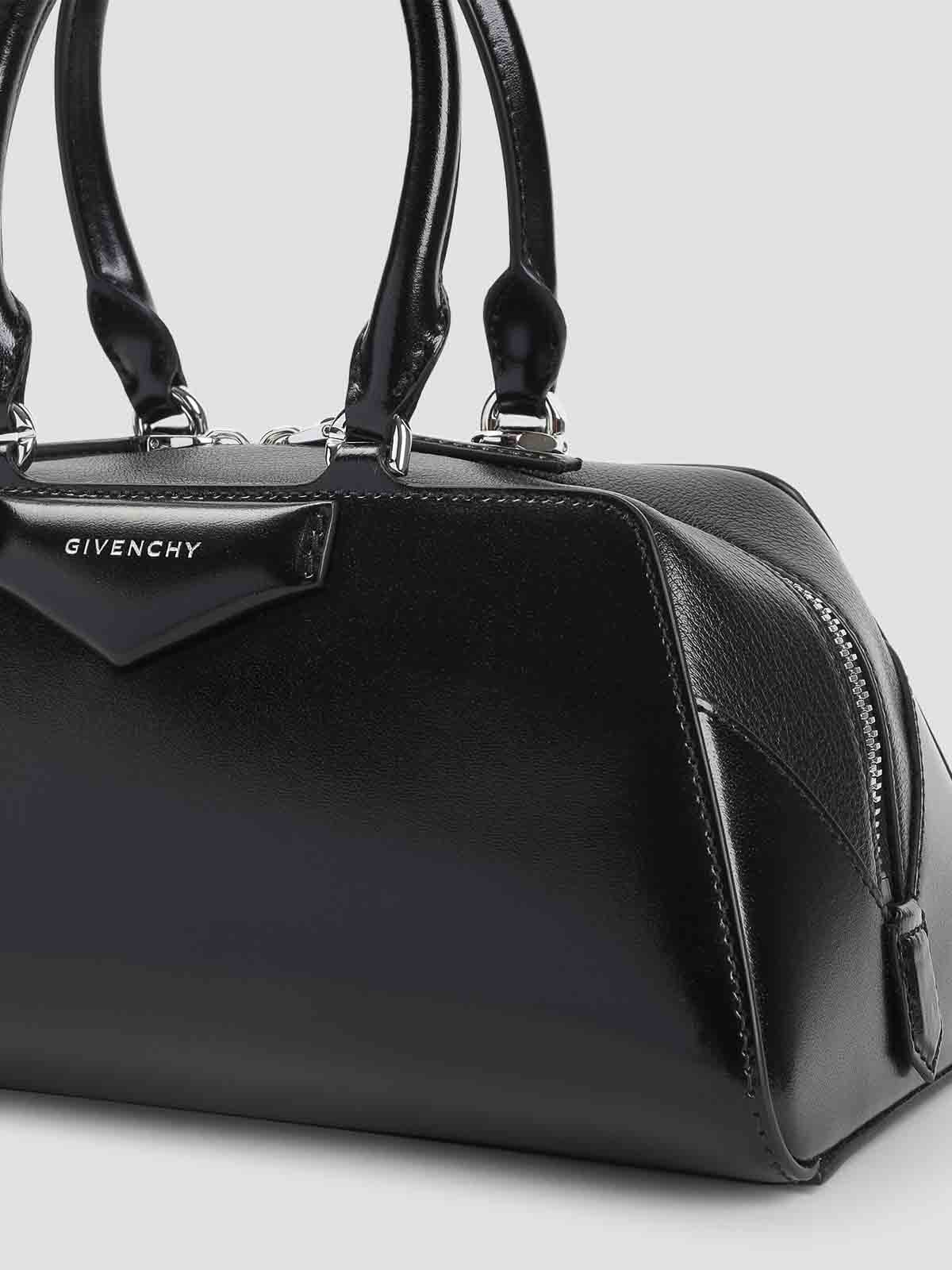 Givenchy Antigona East-west Mini Handbag In Black