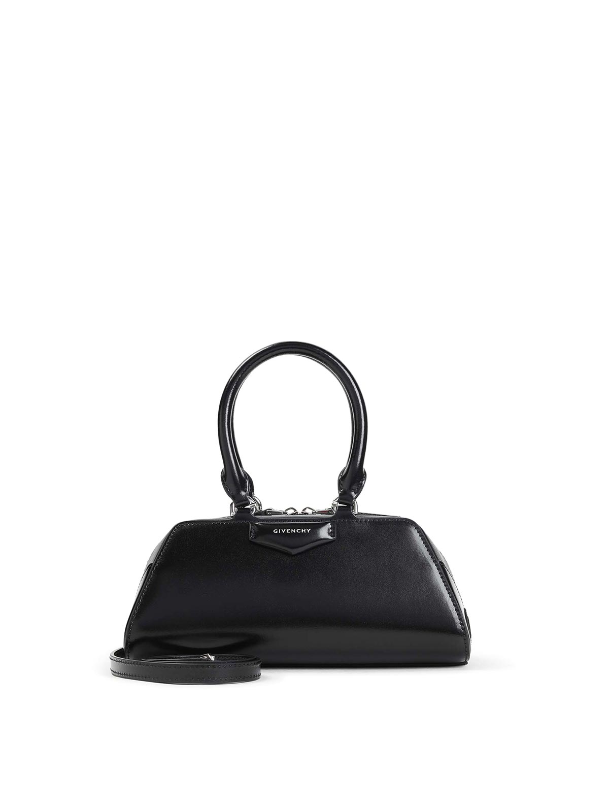 Givenchy Antigona Ew Mini Handbag In Black