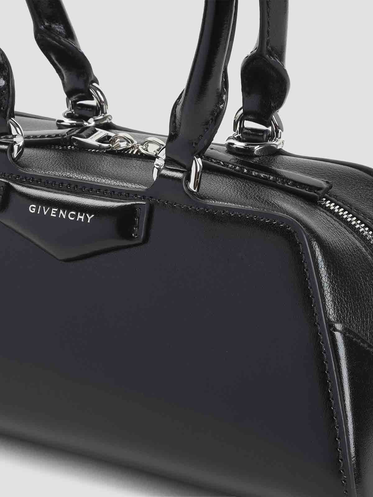 Givenchy Antigona East-west Mini Handbag In Black
