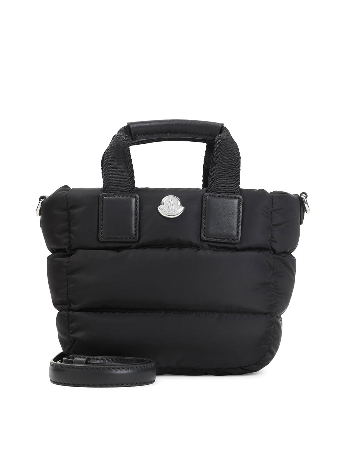 Moncler Micro Caradoc Shoulder Bag In Black