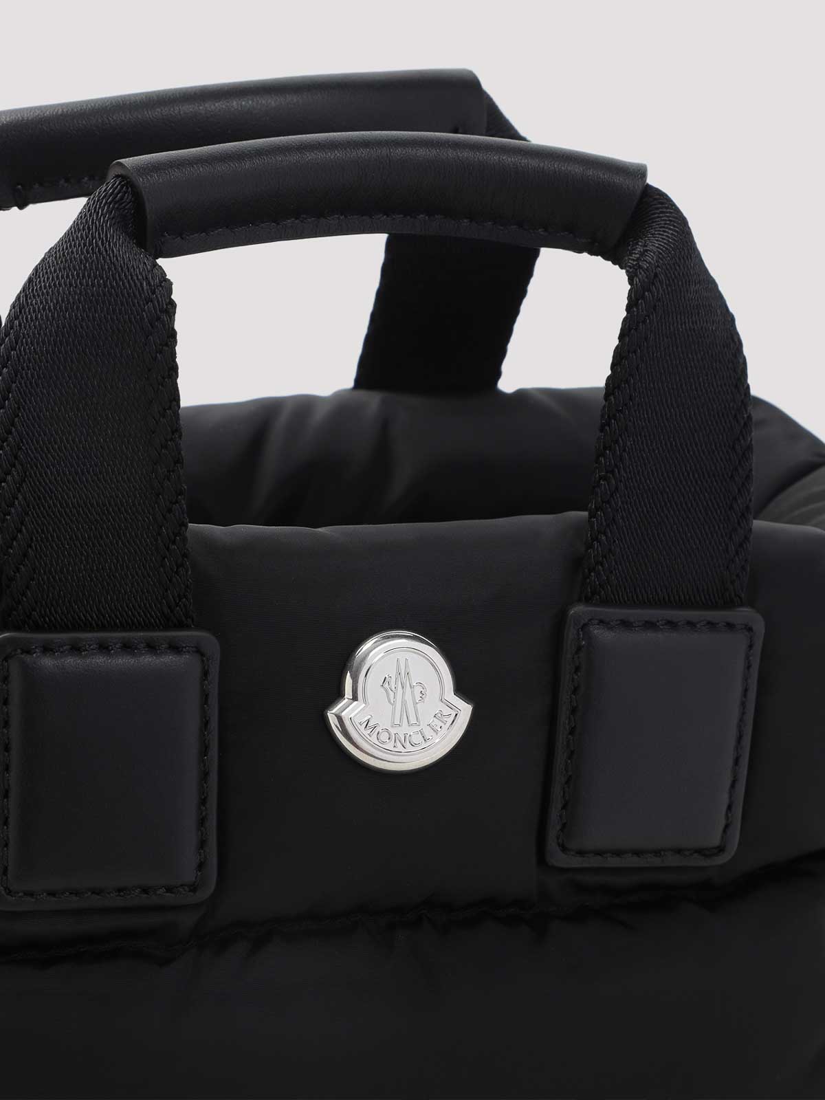 Moncler Micro Caradoc Shoulder Bag In Black