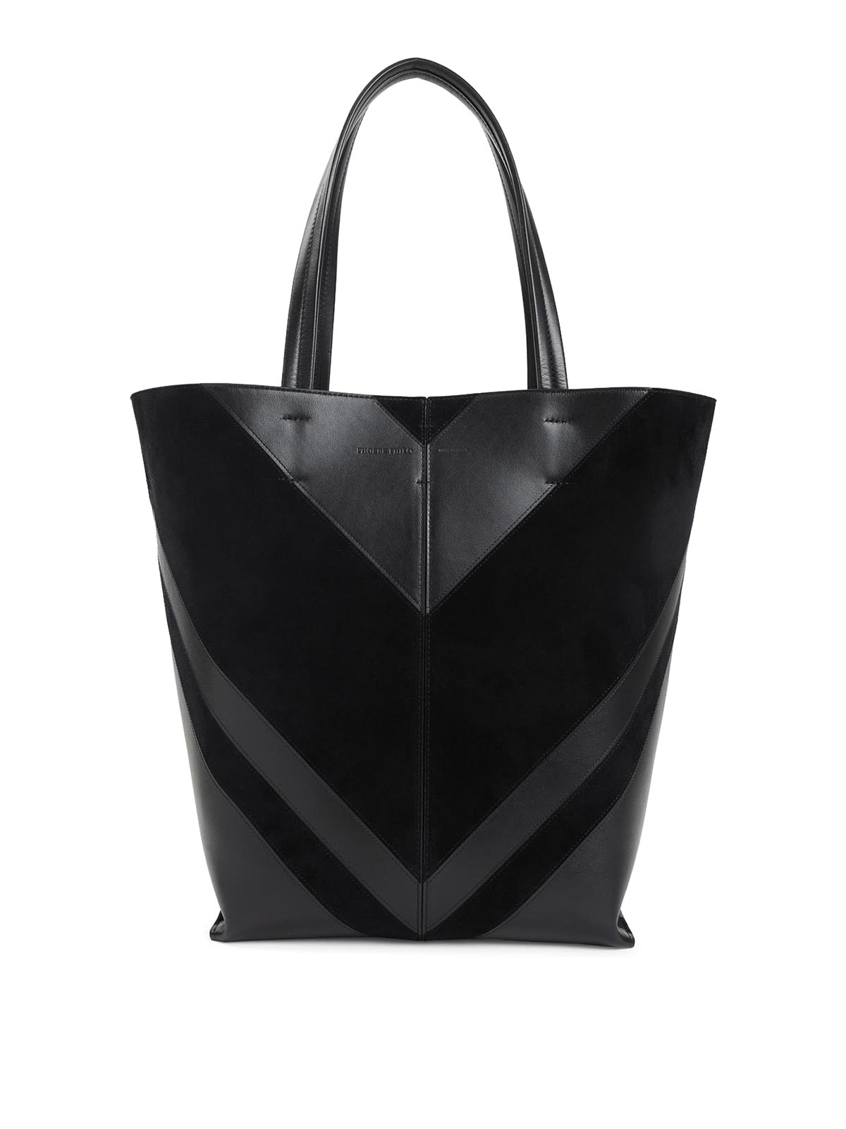 Phoebe Philo Pot Cabas Tote Bag In Black