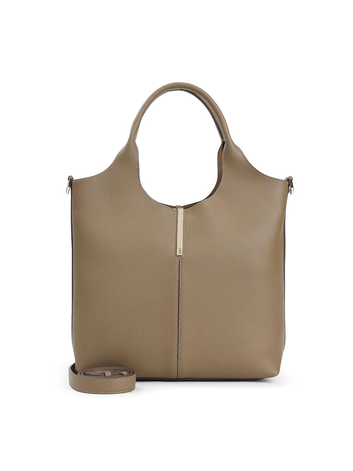 Tod's Tod`s Ebr Double Handles Little Bag In Brown