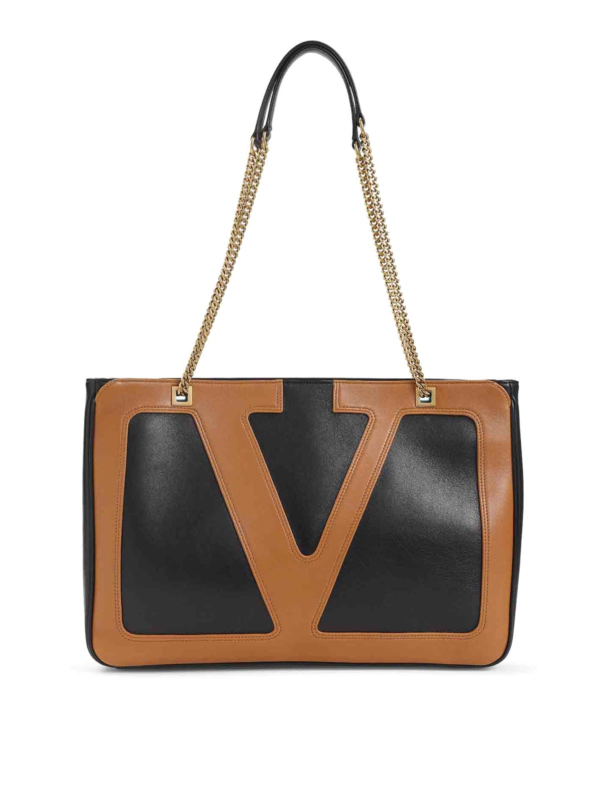 Valentino Garavani Viva Superstar Medium Tote Bag In Black