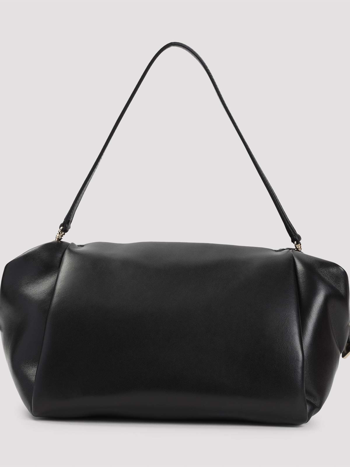 Carven Marie Leather Shoulder Bag In Black