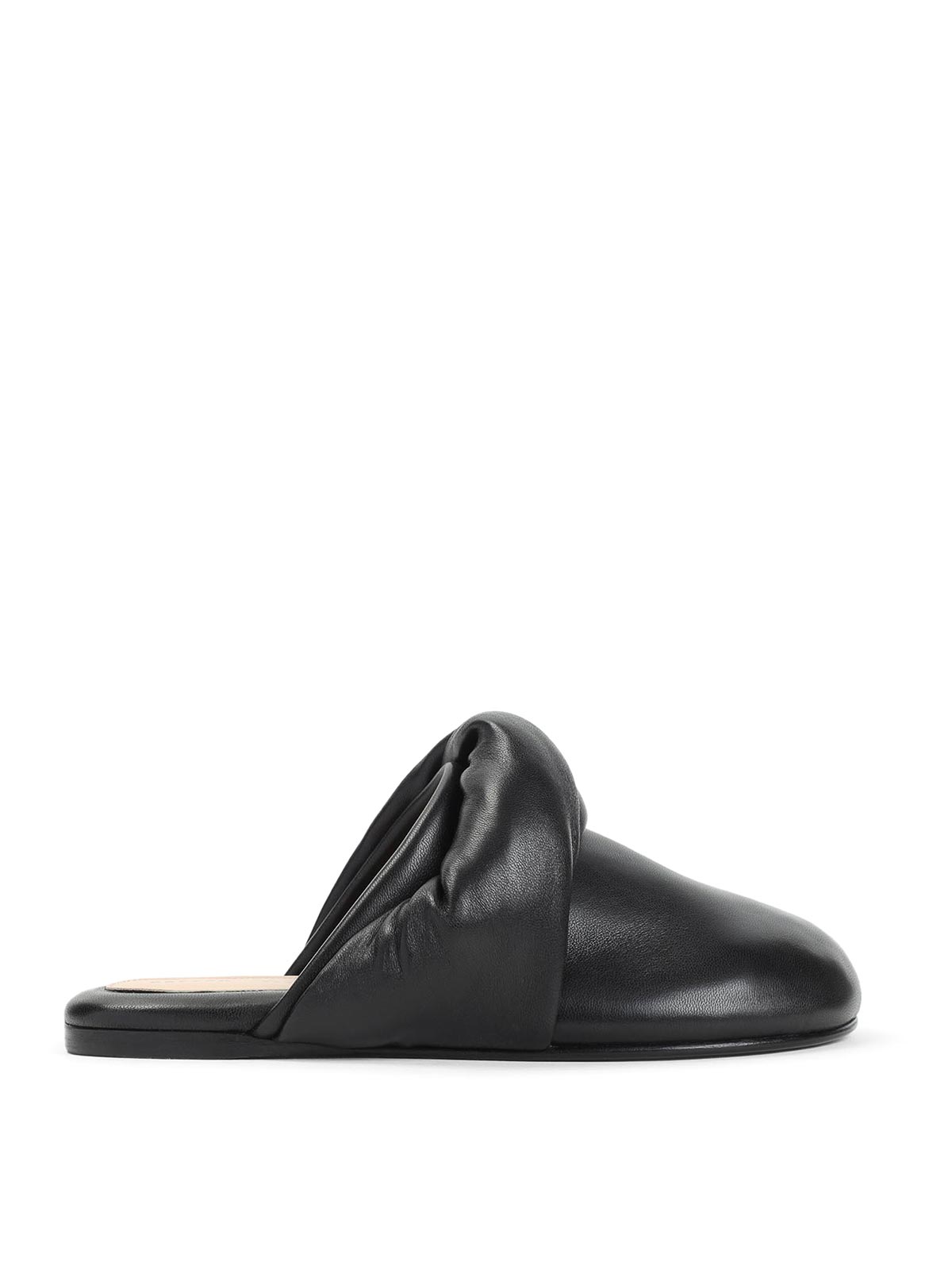 Carven Garnier Knotted Mules In Black