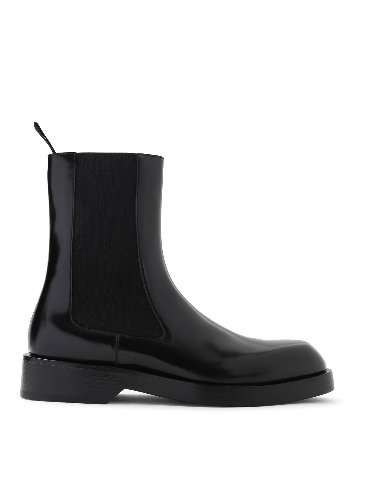 Jil Sander Calf Leather Boots In Black