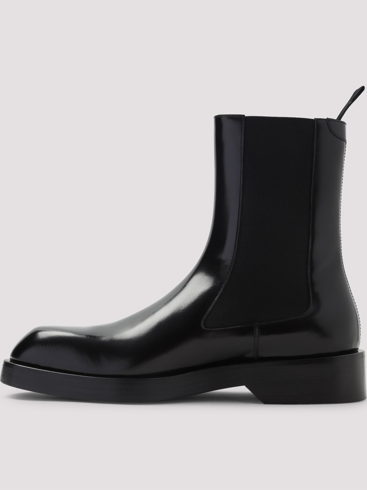 Jil Sander Calf Leather Boots In Black