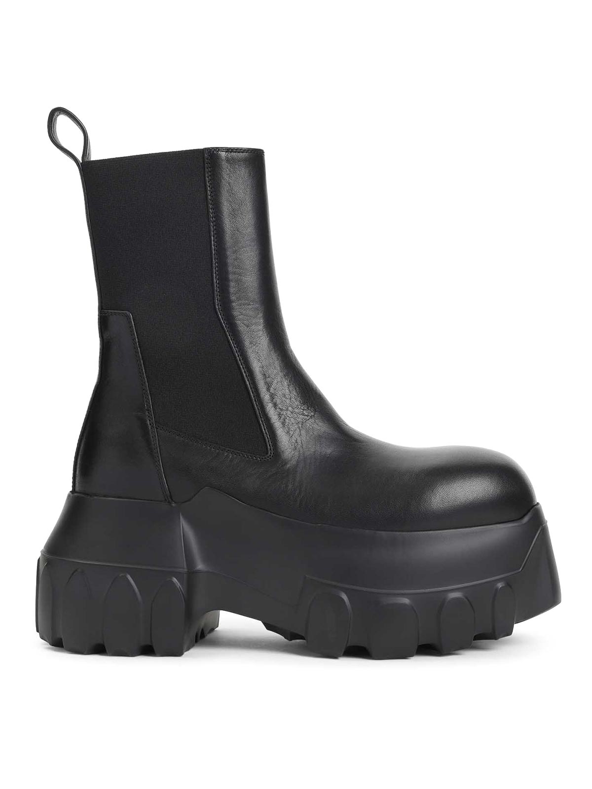 Rick Owens Beatle Mega Tractor Boots In Black